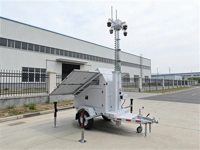 What is a mobile solar cctv tower?