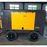 How to improve the air quality output of a mobile screw compressor?