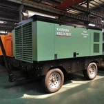 Kaishan Portable Diesel Engine Screw Air Compressor For Drilling Machine