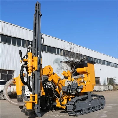 KH612 Crawler Down The Hole Hammer Drill Rig with Air Compressor Use