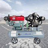 What parts of a small piston compressor need regular cleaning?