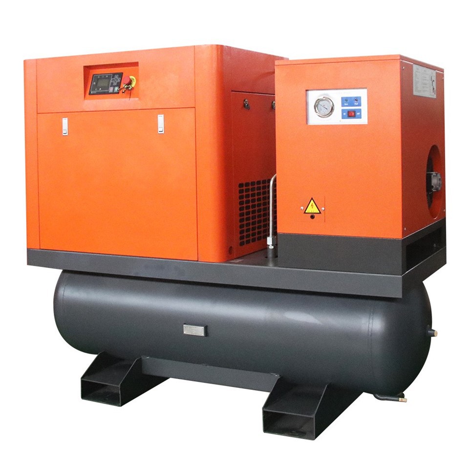 ZD10 Integrated Rotary Screw Compressor With Air Dryer Air Tank suppliers